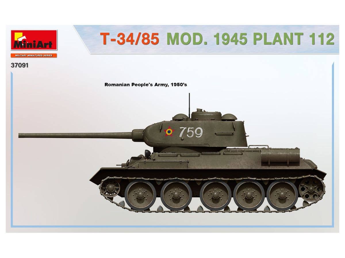 MiniArt 1/35 T-34/85 Mod. 1945 Plant 112 | 4820183313676