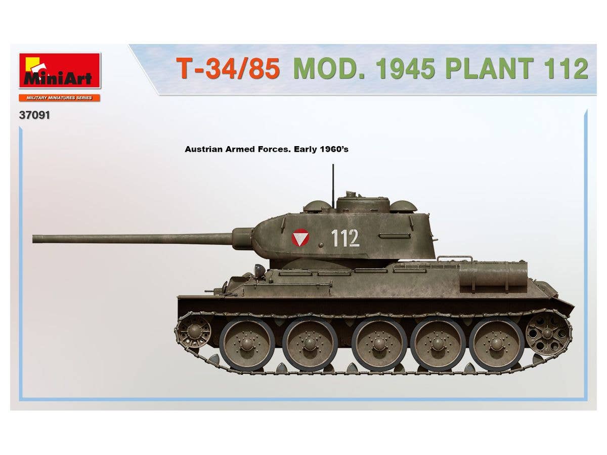 MiniArt 1/35 T-34/85 Mod. 1945 Plant 112 | 4820183313676