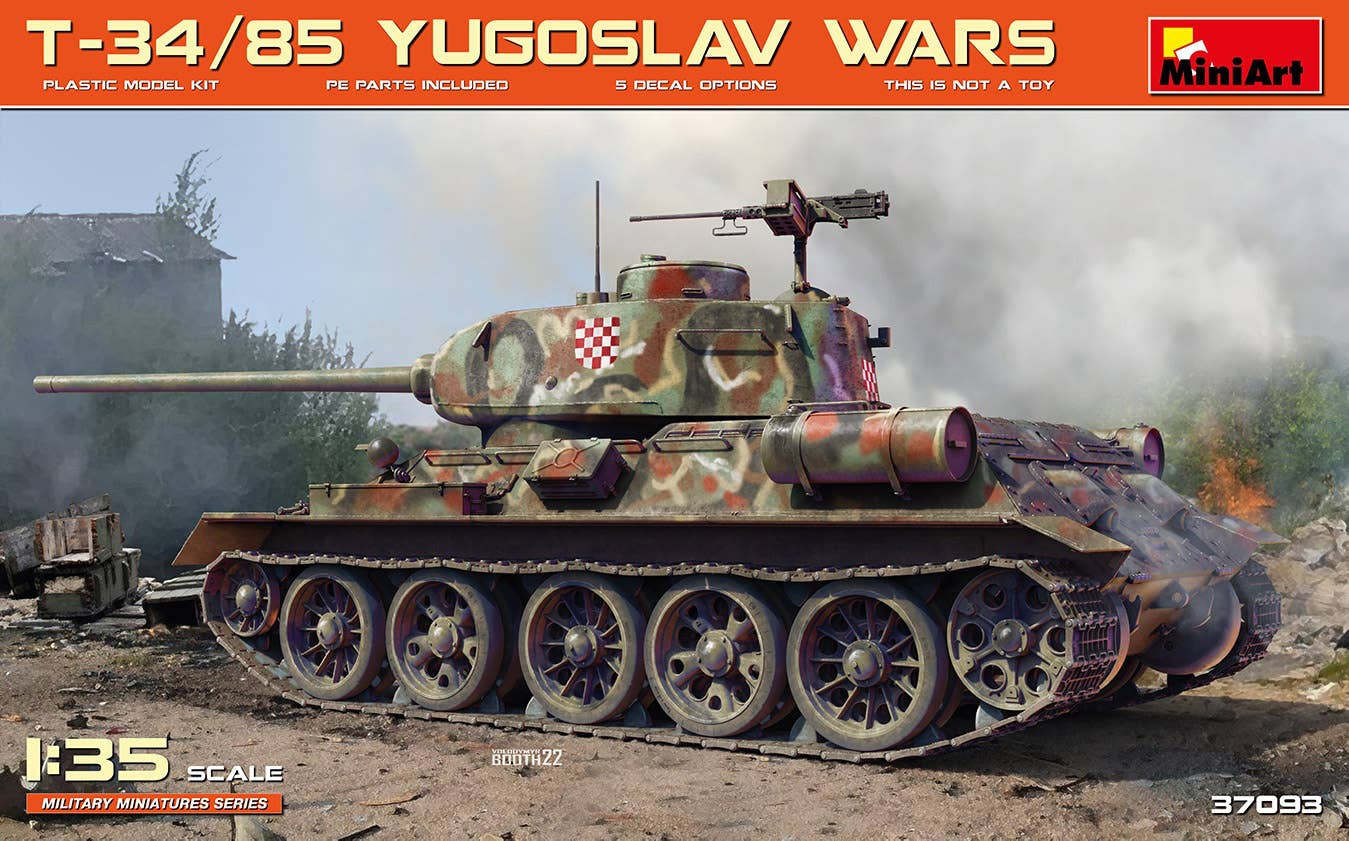 Miniart 1/35 T-34/85 Yugoslav Wars | 5905090346326