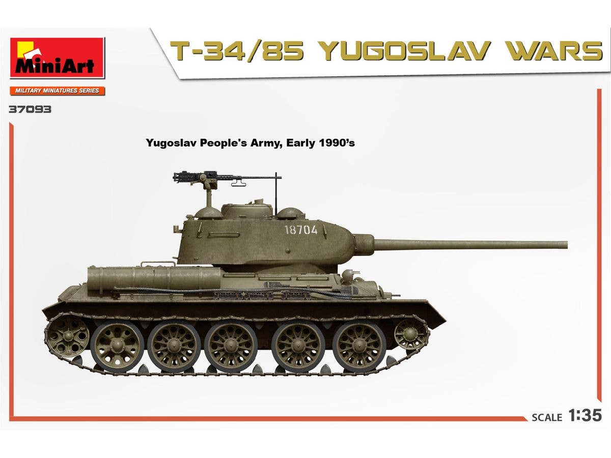 Miniart 1/35 T-34/85 Yugoslav Wars | 5905090346326