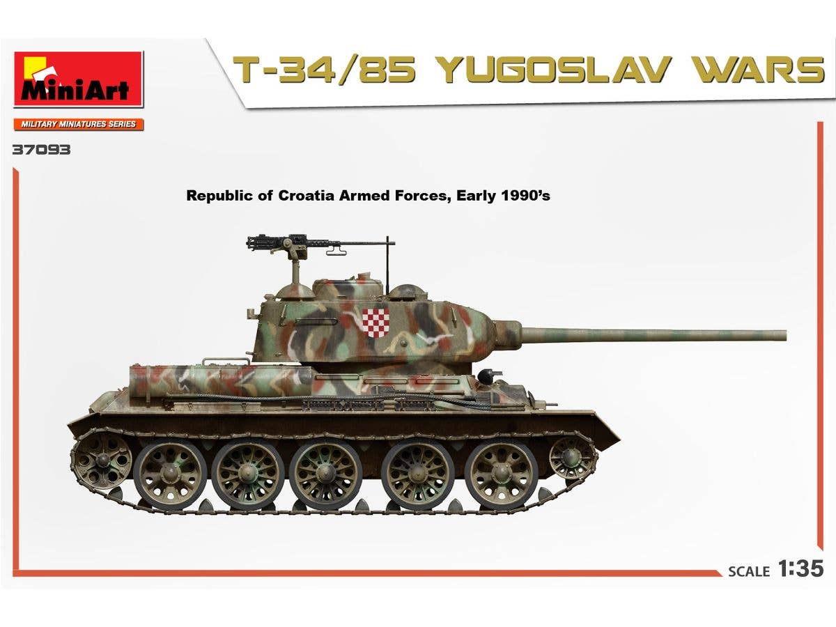 Miniart 1/35 T-34/85 Yugoslav Wars | 5905090346326
