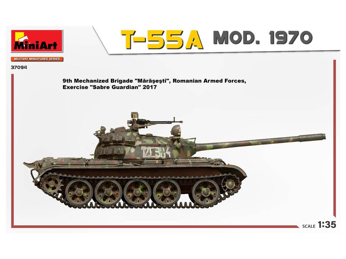 MiniArt 1/35 T-55A Mod. 1970 Interior Kit | 4820183314185