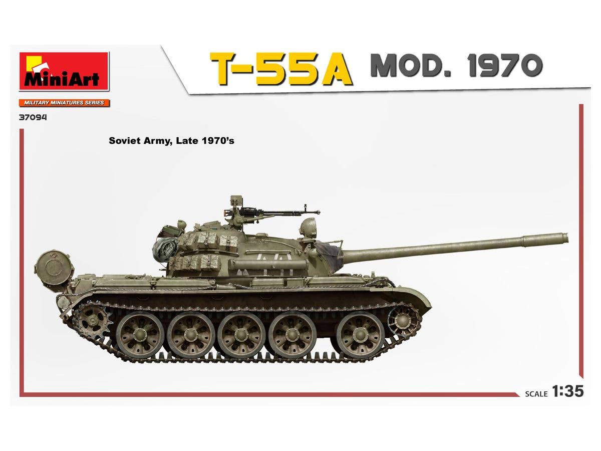 MiniArt 1/35 T-55A Mod. 1970 Interior Kit | 4820183314185