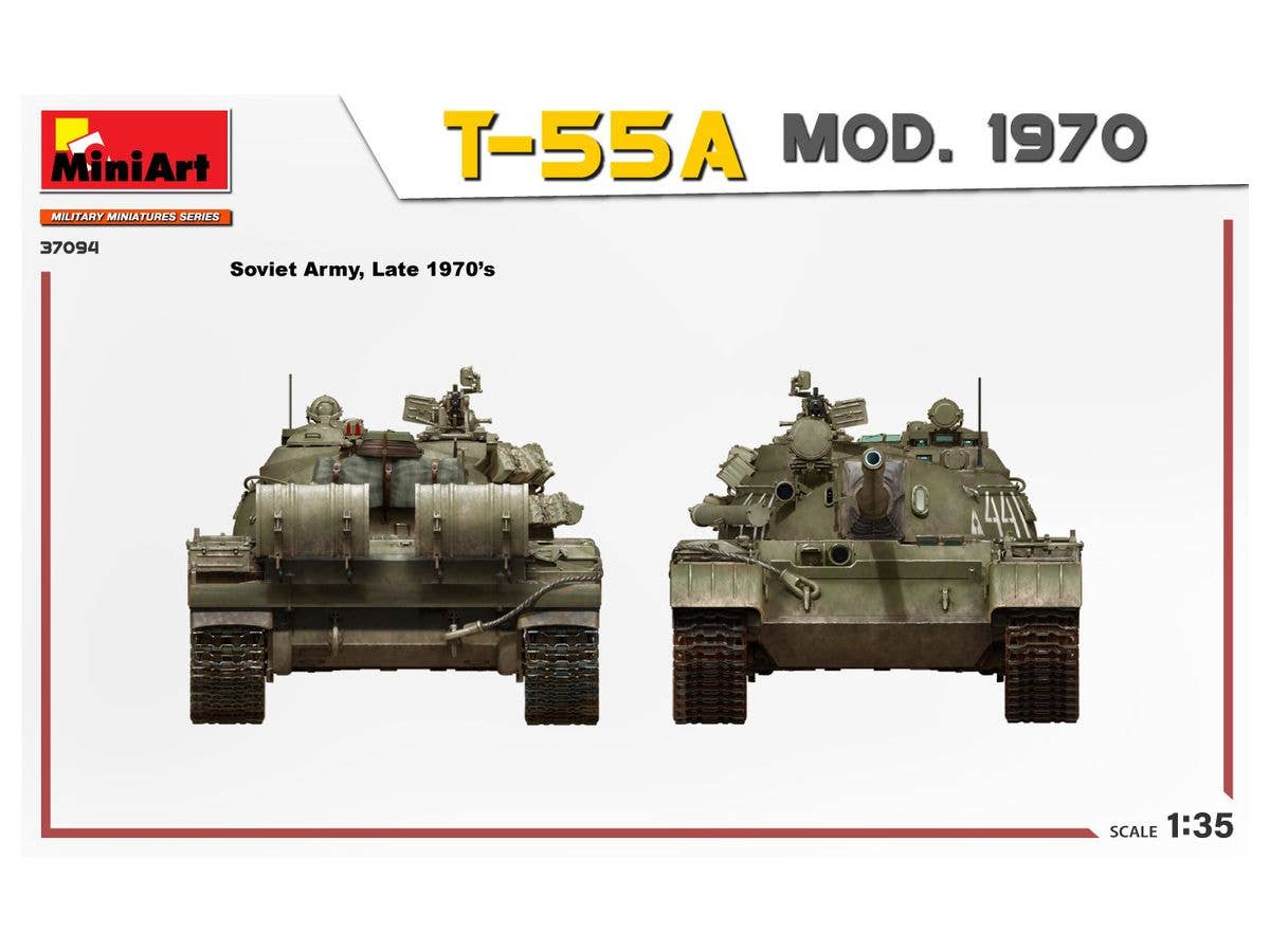 MiniArt 1/35 T-55A Mod. 1970 Interior Kit | 4820183314185
