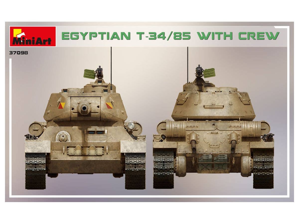 MiniArt 1/35 Egyptian T-34/85 w/crew Tank | 4820183313508
