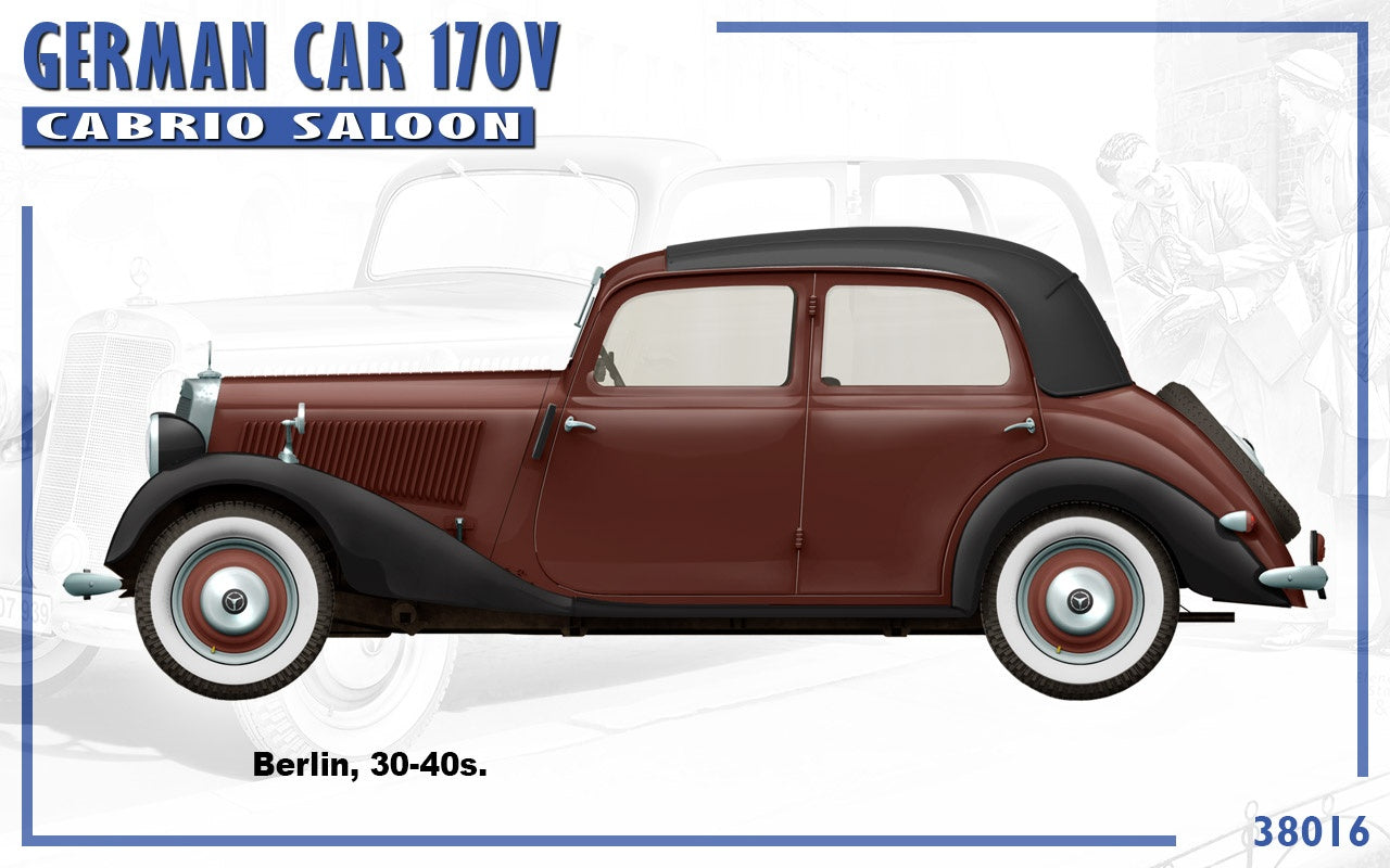 MiniArt German Car 170V Cabrio Saloon | 4820183312693