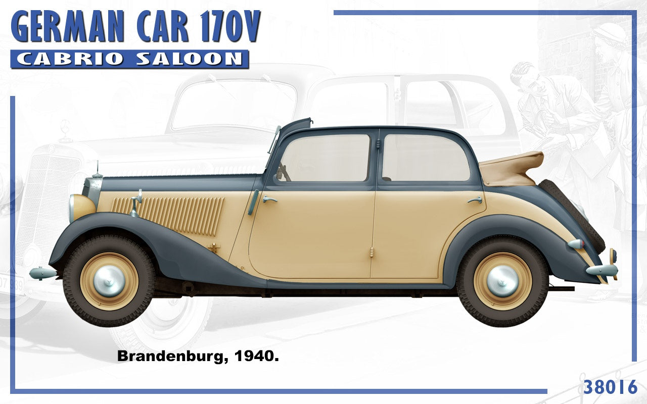 MiniArt German Car 170V Cabrio Saloon | 4820183312693