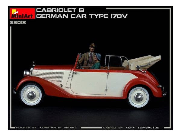 MiniArt 1/35 Cabriolet B German Car Type 170V | 4820183312822