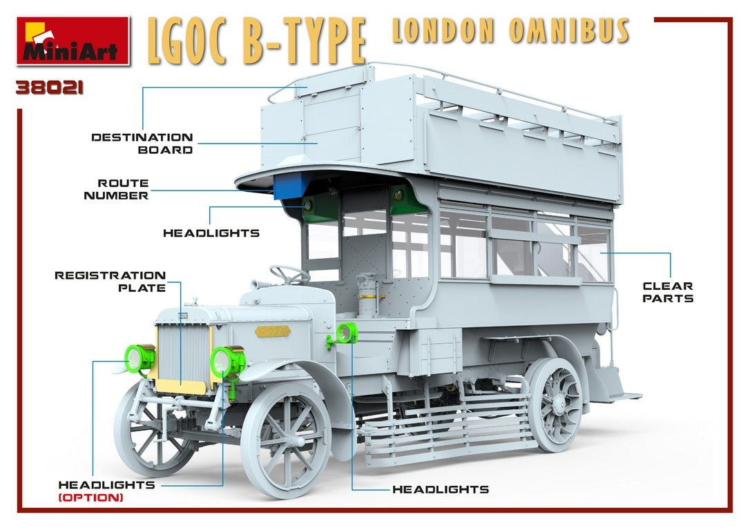 MiniArt LGOC B-Type London Omnibus | 4820183312761