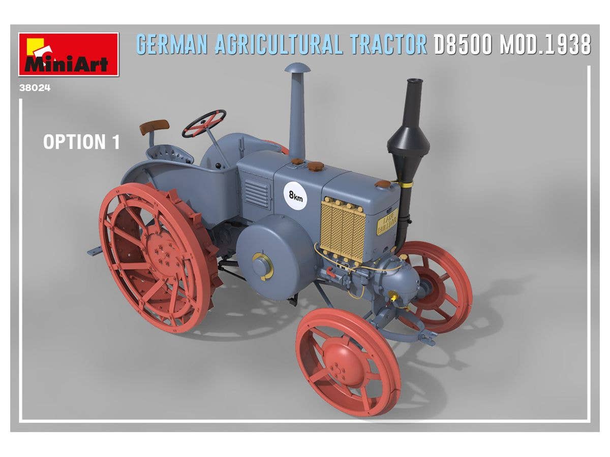 MiniArt 1/35 German Agricultural Tractor D8500 Mod. 1938 1/35 Scale | 4820183313416