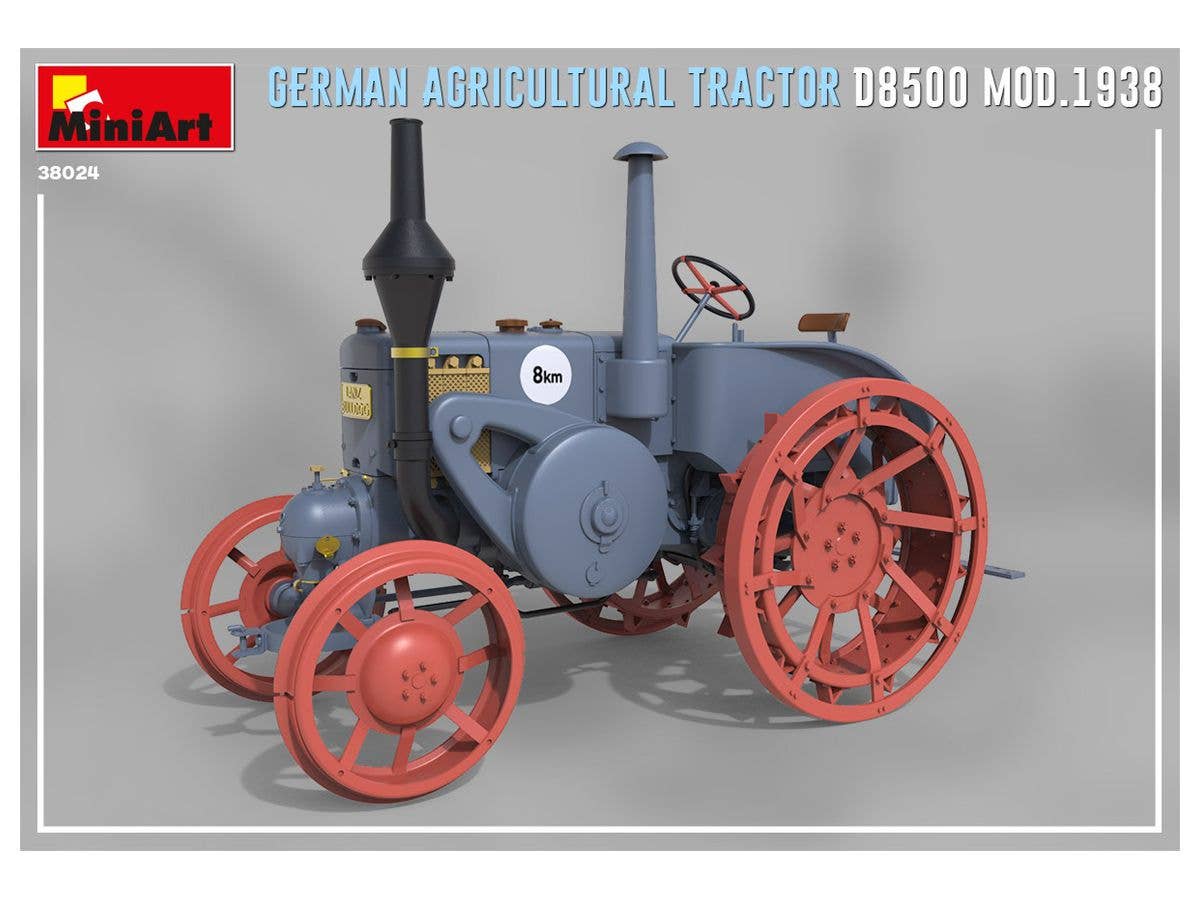 MiniArt 1/35 German Agricultural Tractor D8500 Mod. 1938 1/35 Scale | 4820183313416