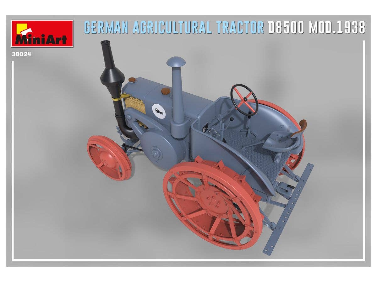 MiniArt 1/35 German Agricultural Tractor D8500 Mod. 1938 1/35 Scale | 4820183313416