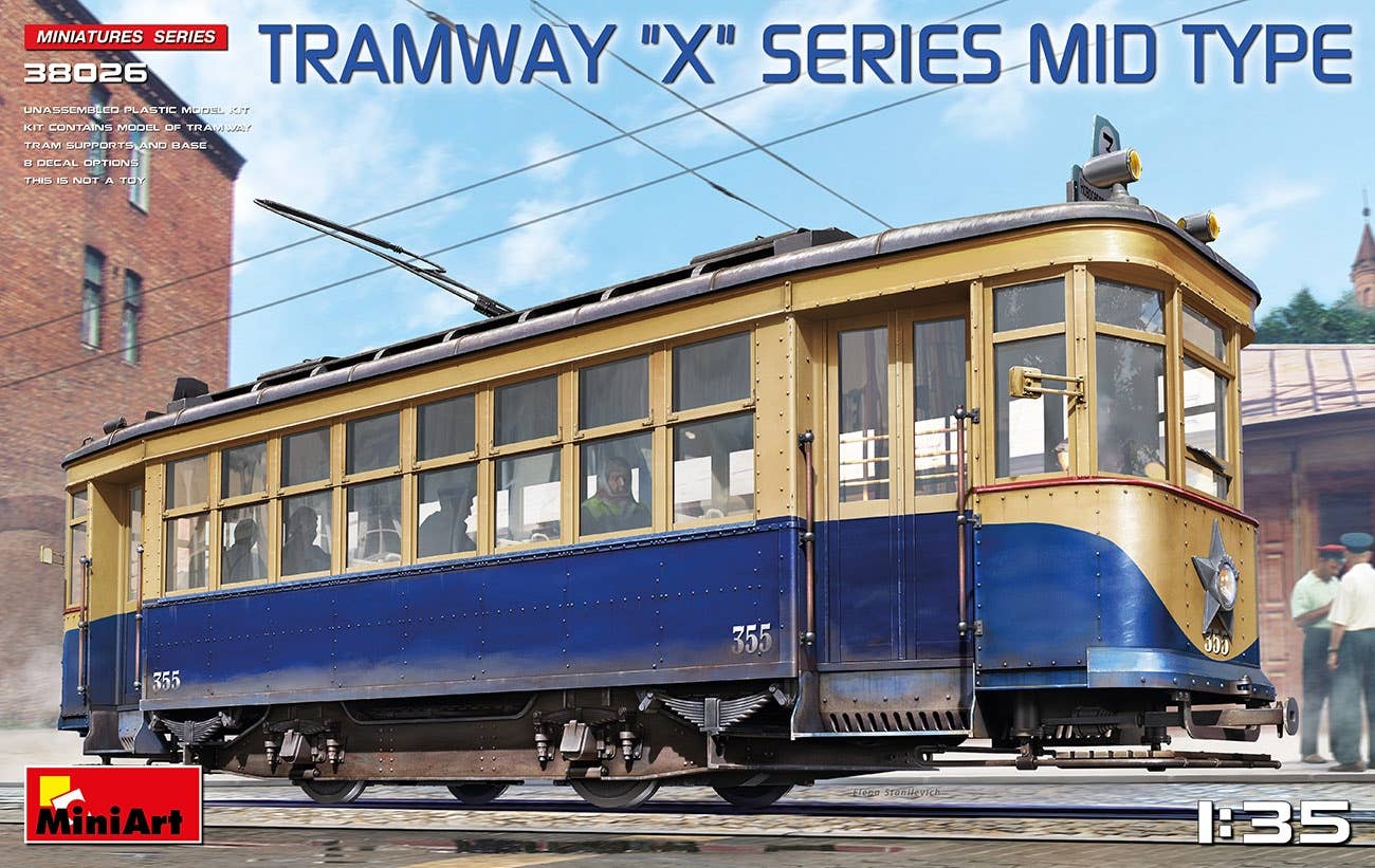 MiniArt 1/35 Tramway X-Series Mid Type | 4820183313720