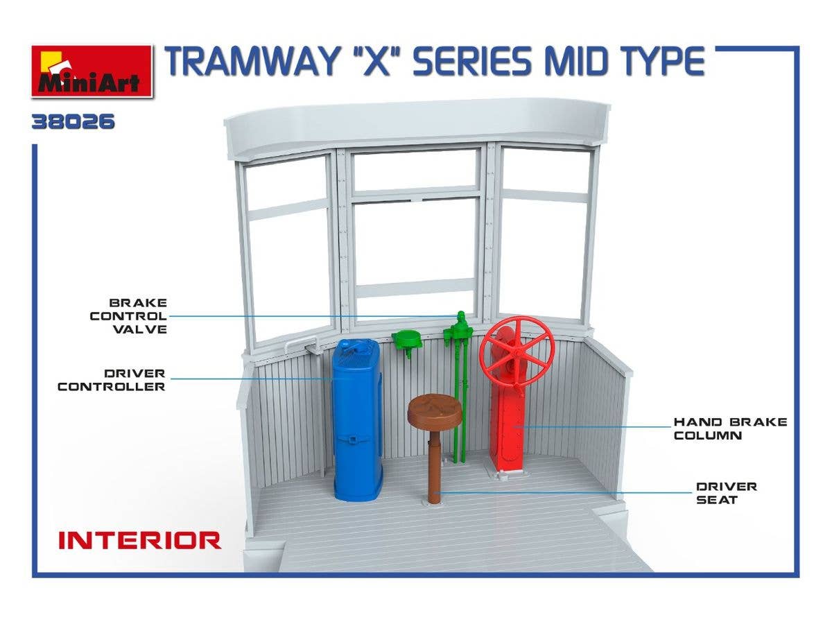 MiniArt 1/35 Tramway X-Series Mid Type | 4820183313720