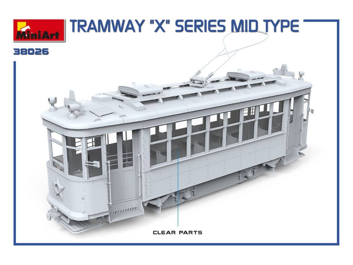 MiniArt 1/35 Tramway X-Series Mid Type | 4820183313720