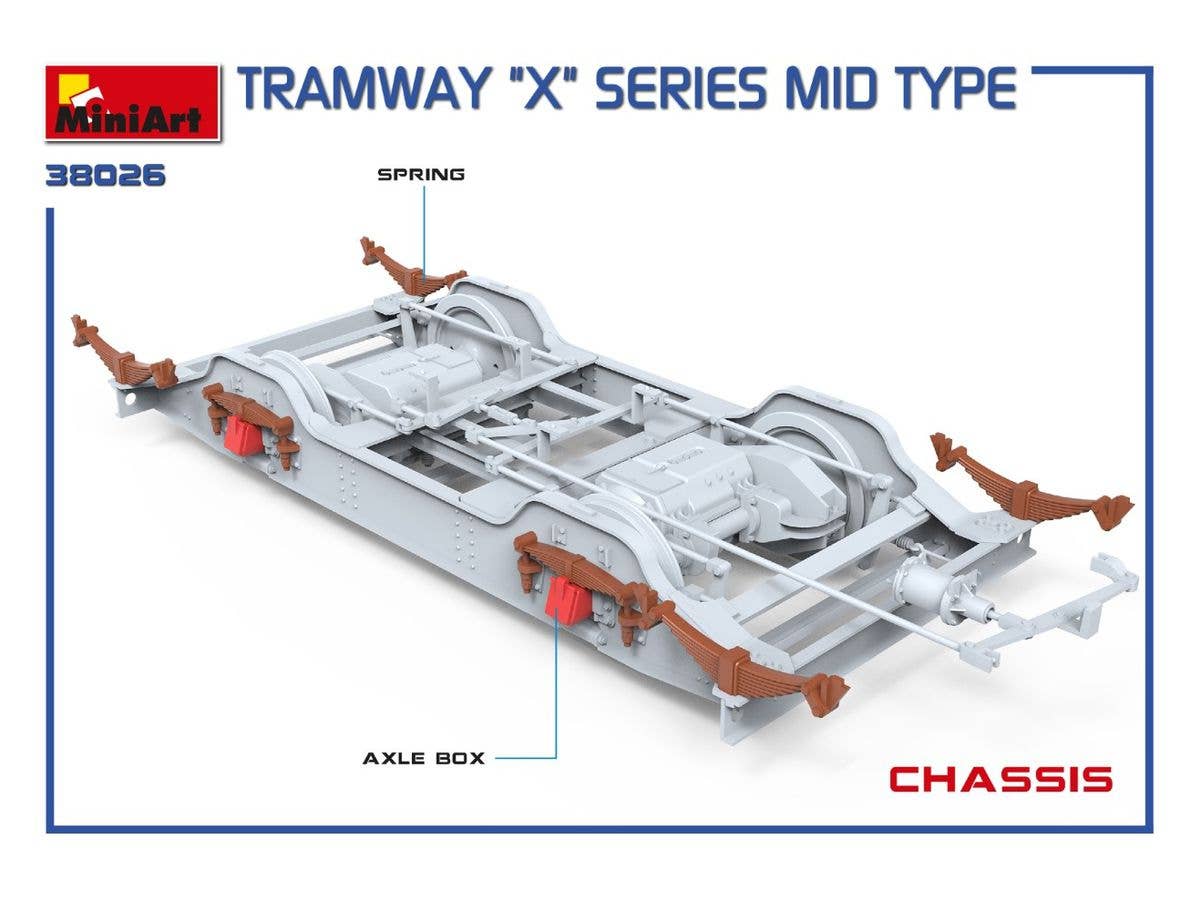 MiniArt 1/35 Tramway X-Series Mid Type | 4820183313720