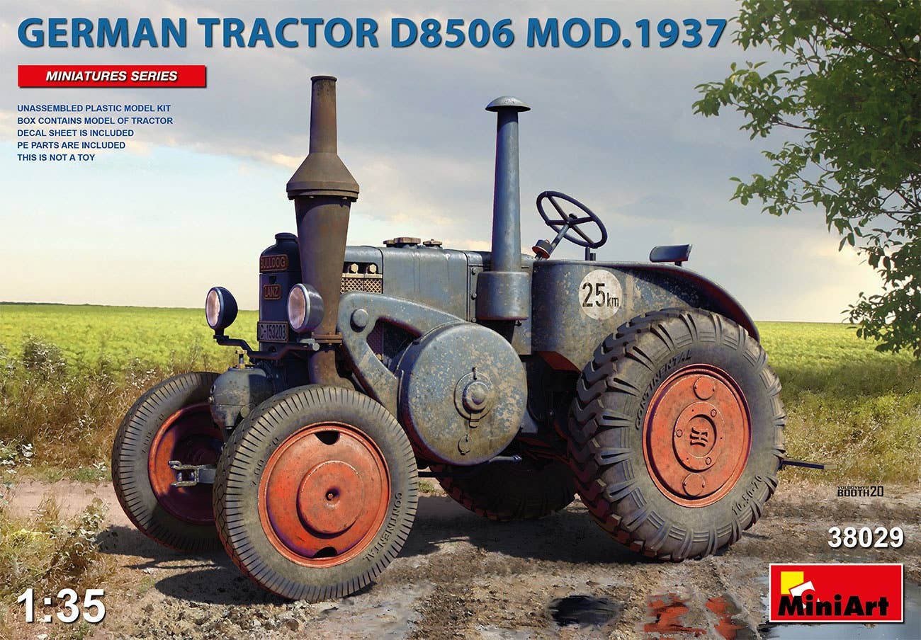 MiniArt 1/35 German Tractor D8506 Mod. 1937 | 4820183313409