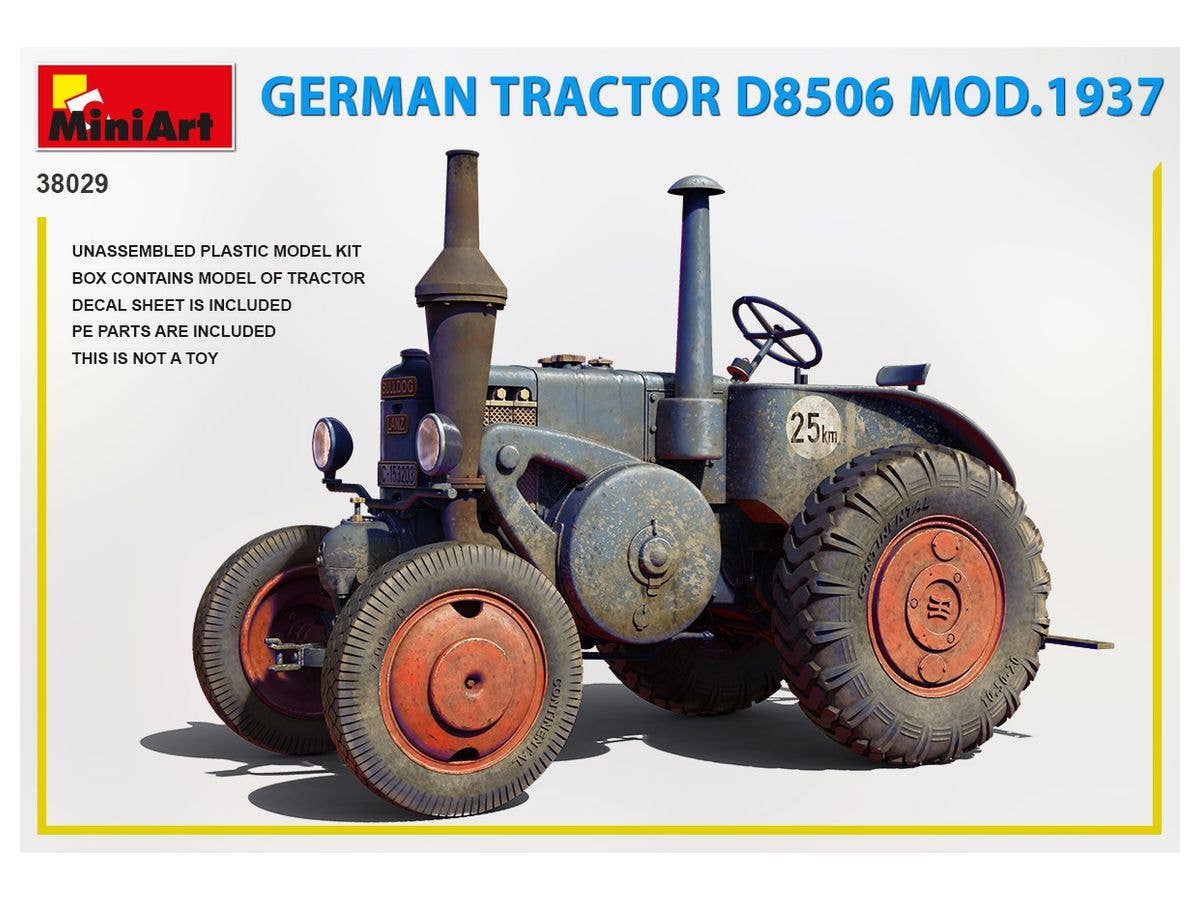 MiniArt 1/35 German Tractor D8506 Mod. 1937 | 4820183313409