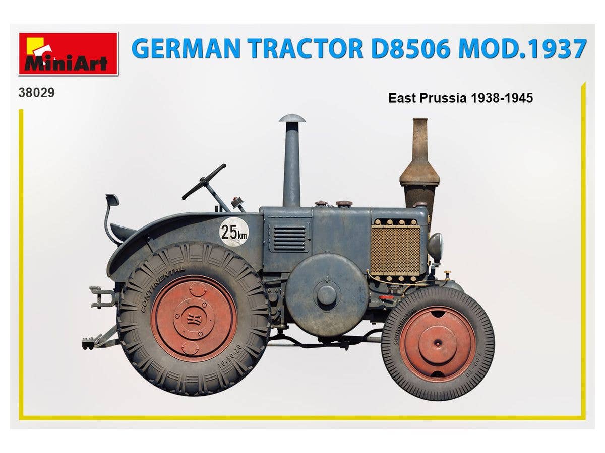 MiniArt 1/35 German Tractor D8506 Mod. 1937 | 4820183313409