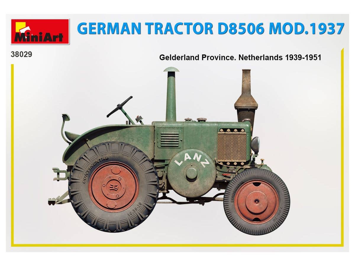 MiniArt 1/35 German Tractor D8506 Mod. 1937 | 4820183313409