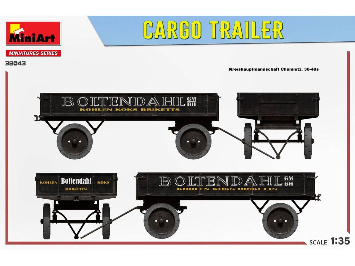 Miniart 1/35 Cargo Trailer | 4820183314710