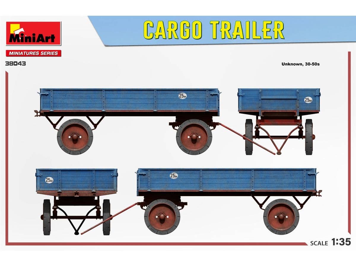 Miniart 1/35 Cargo Trailer | 4820183314710