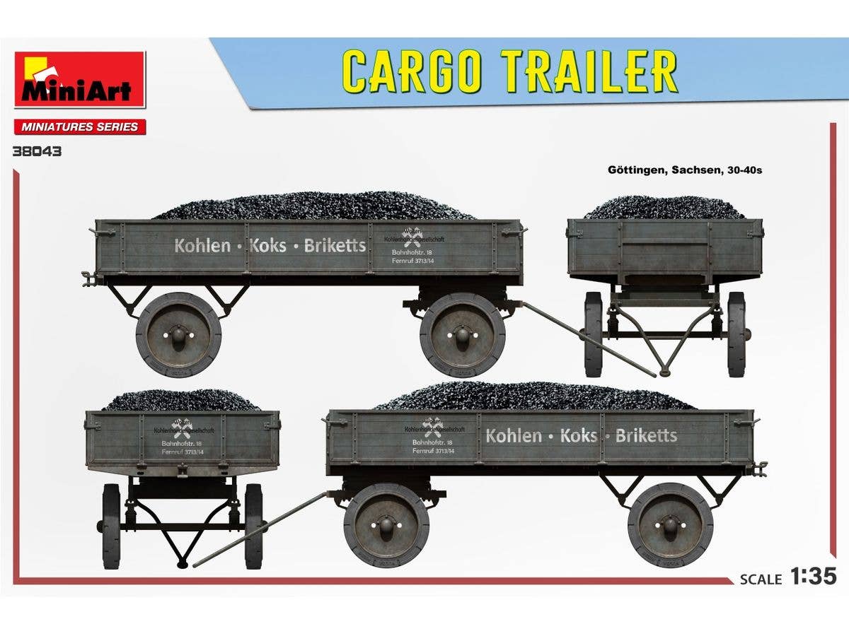Miniart 1/35 Cargo Trailer | 4820183314710