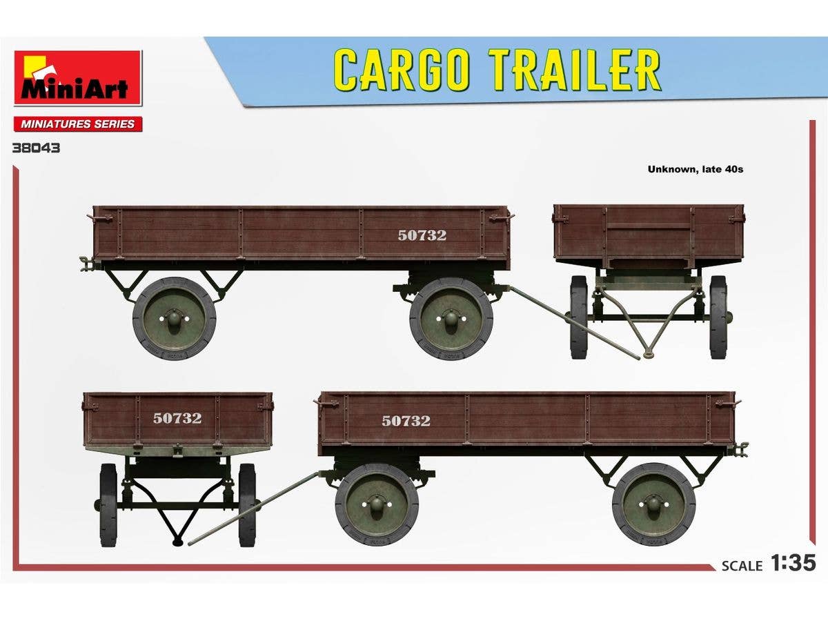 Miniart 1/35 Cargo Trailer | 4820183314710
