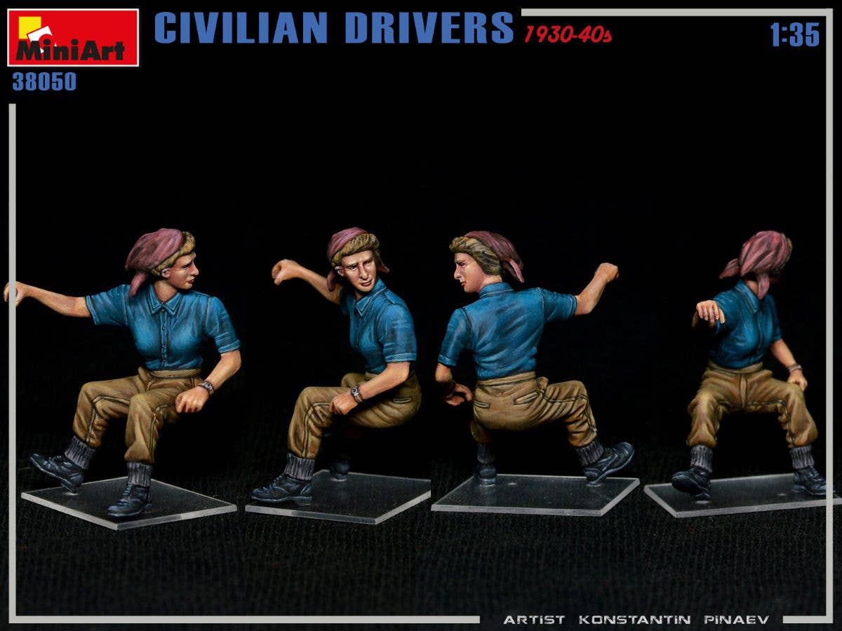 Miniart 1/35 Civilian Drivers 1930-40s | 5905090346029