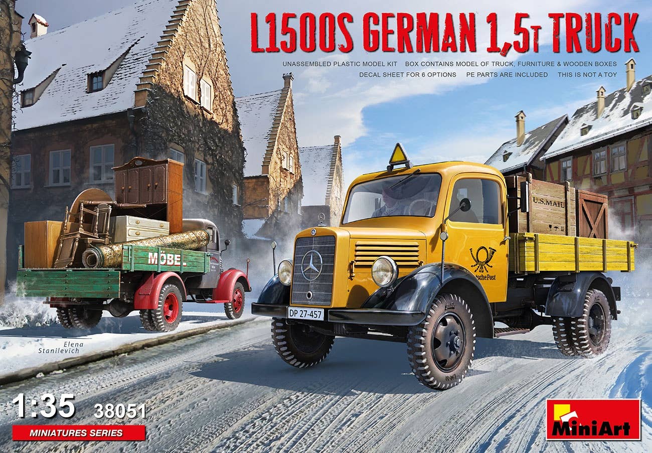 MiniArt 1/35 L1500S German 1.5t Truck | 4820183313393