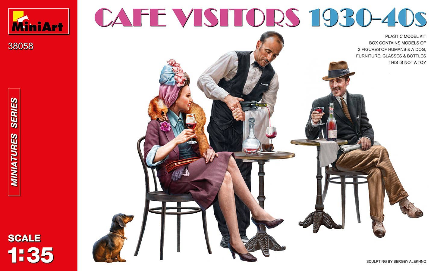 MiniArt 1/35 Cafe Visitors 1930-40s | 5905090346371