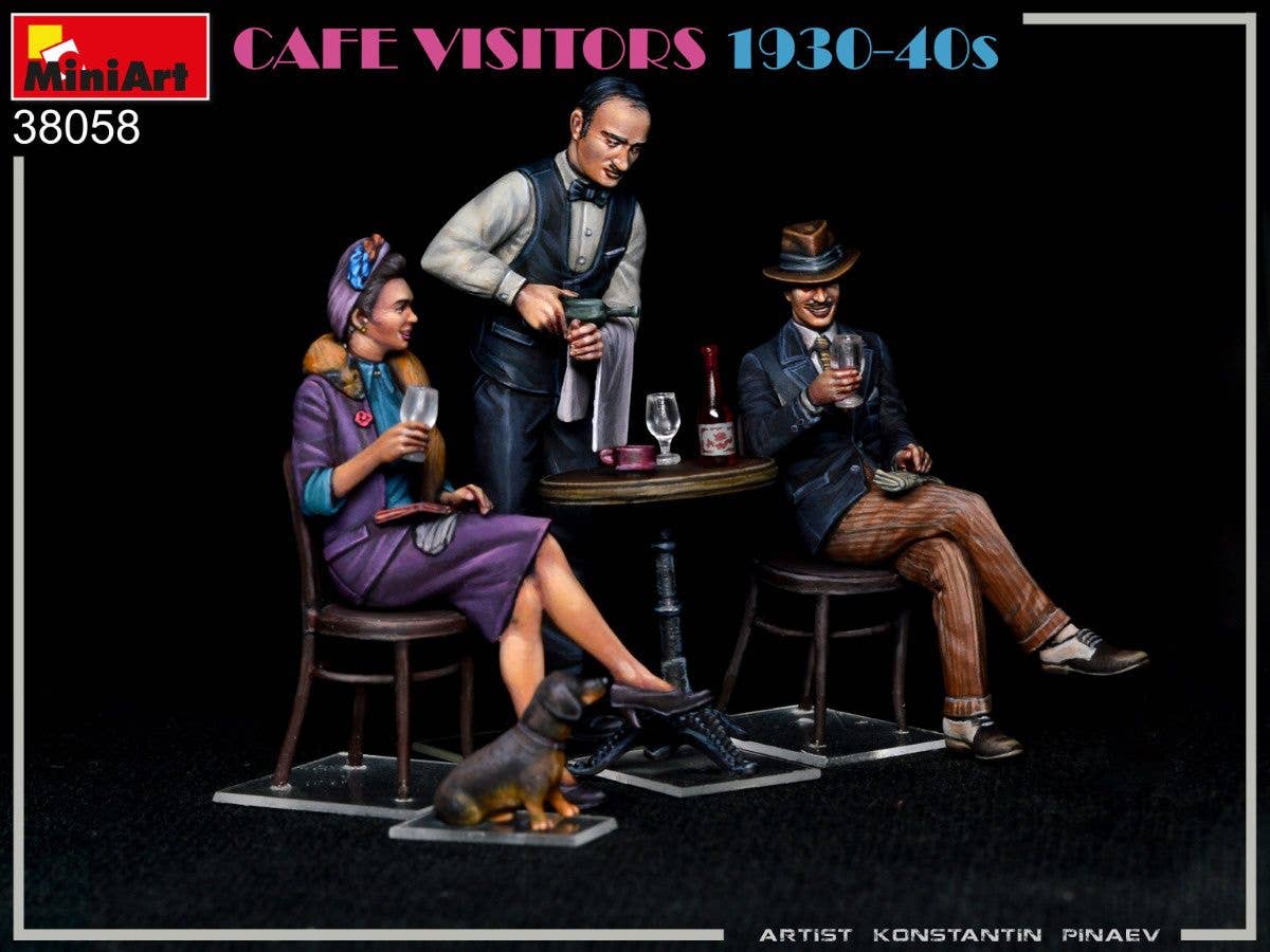 MiniArt 1/35 Cafe Visitors 1930-40s | 5905090346371