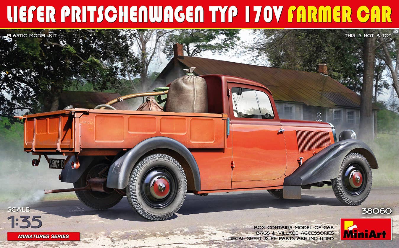 Miniart 1/35 Liefer Pritschenwagen Typ 170V Farmer Car | 5905090346395