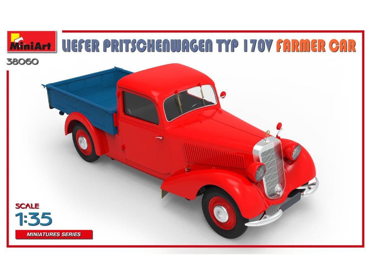 Miniart 1/35 Liefer Pritschenwagen Typ 170V Farmer Car | 5905090346395