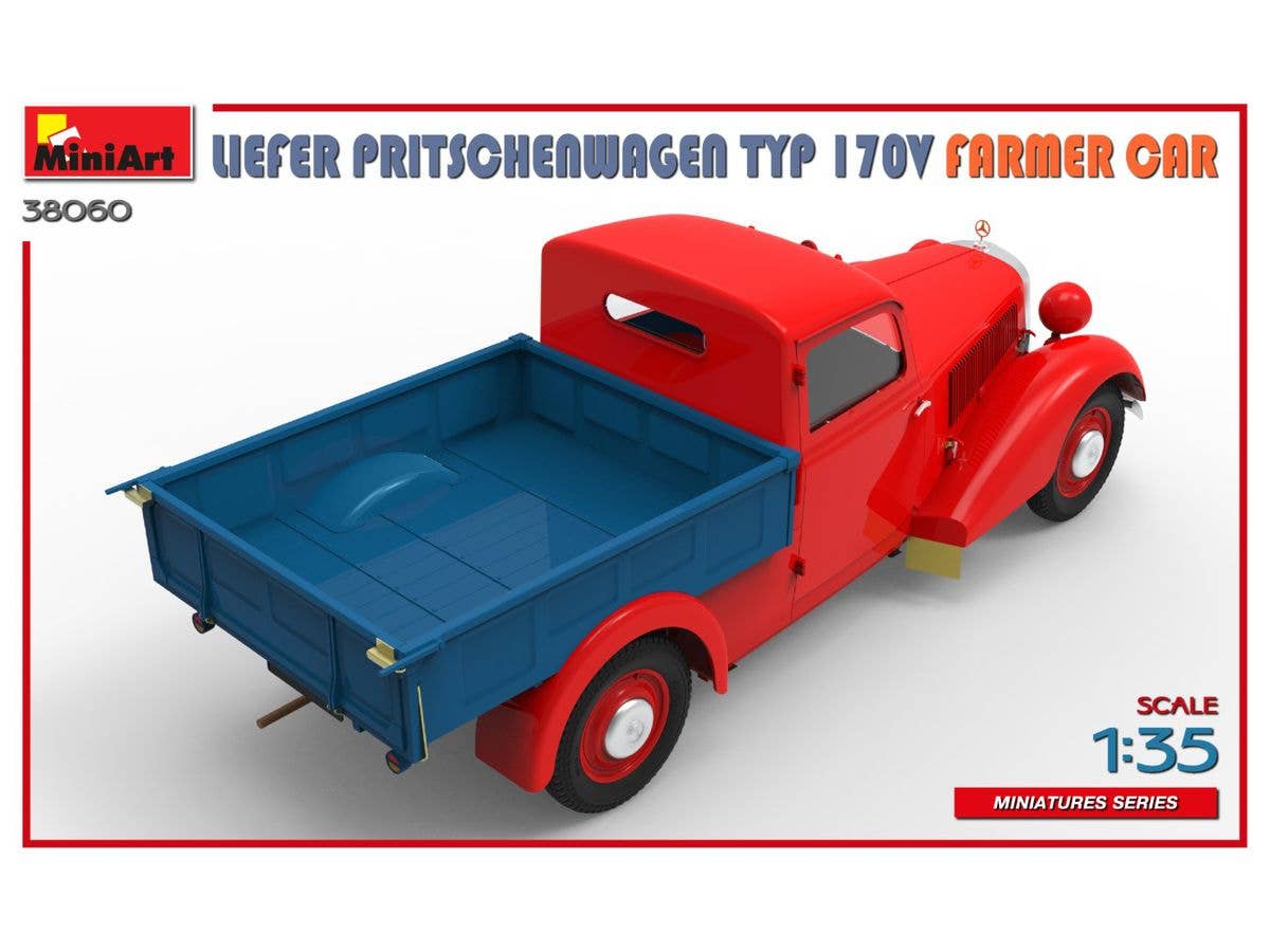 Miniart 1/35 Liefer Pritschenwagen Typ 170V Farmer Car | 5905090346395