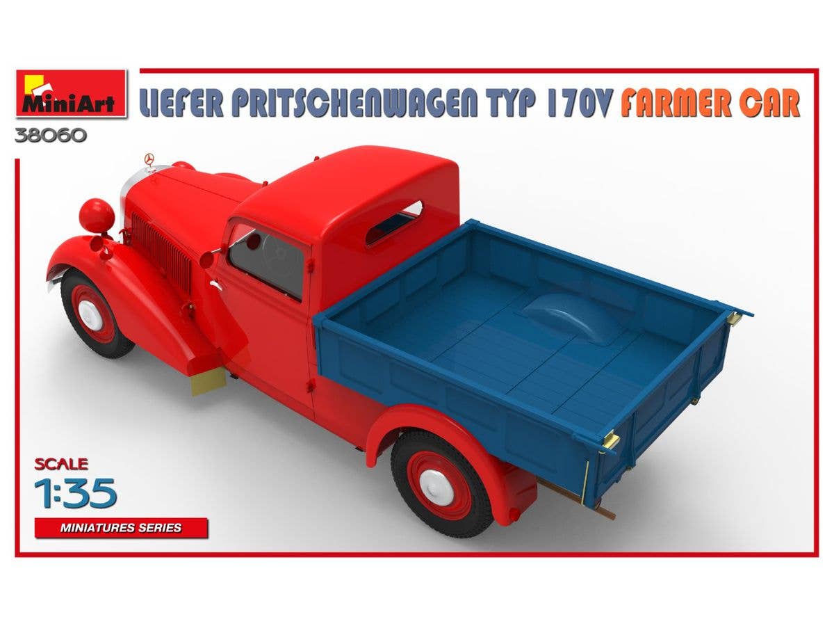 Miniart 1/35 Liefer Pritschenwagen Typ 170V Farmer Car | 5905090346395