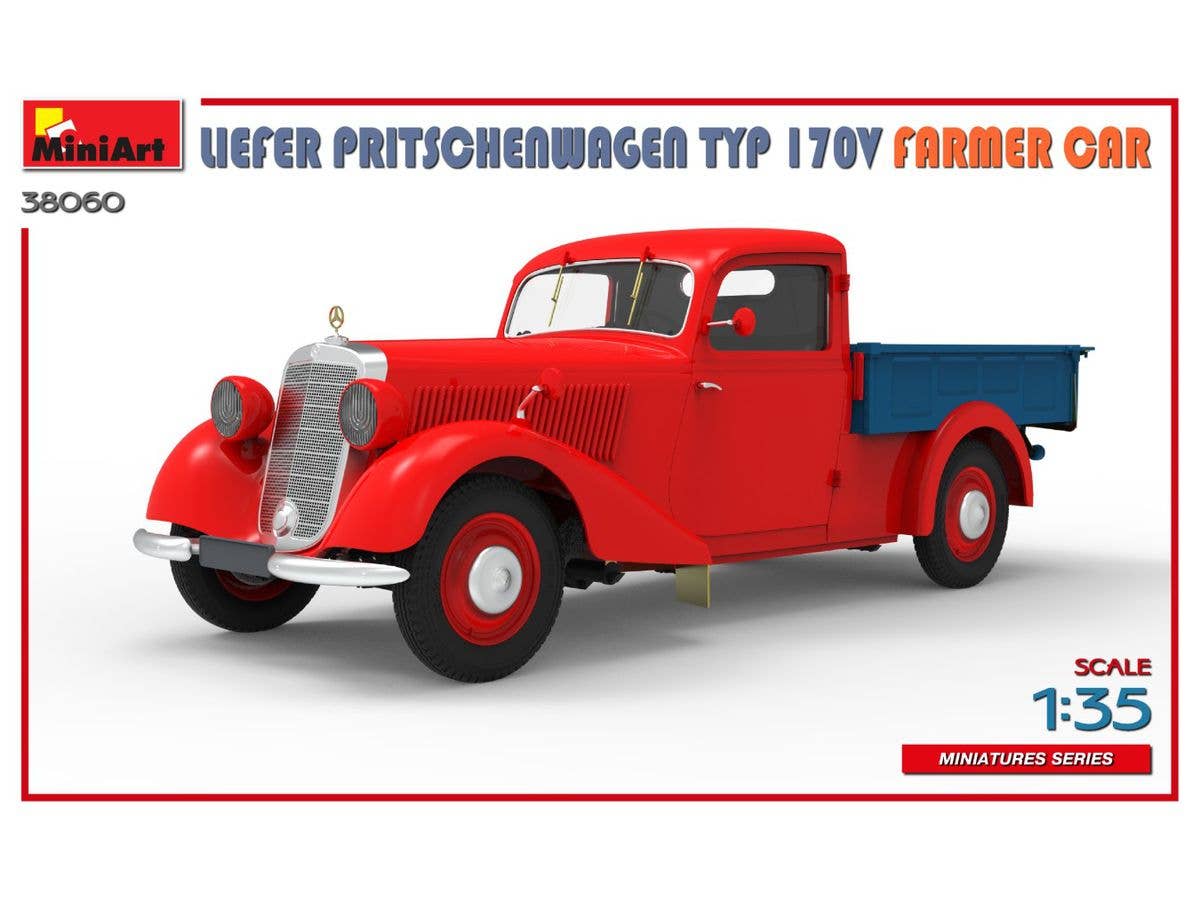 Miniart 1/35 Liefer Pritschenwagen Typ 170V Farmer Car | 5905090346395