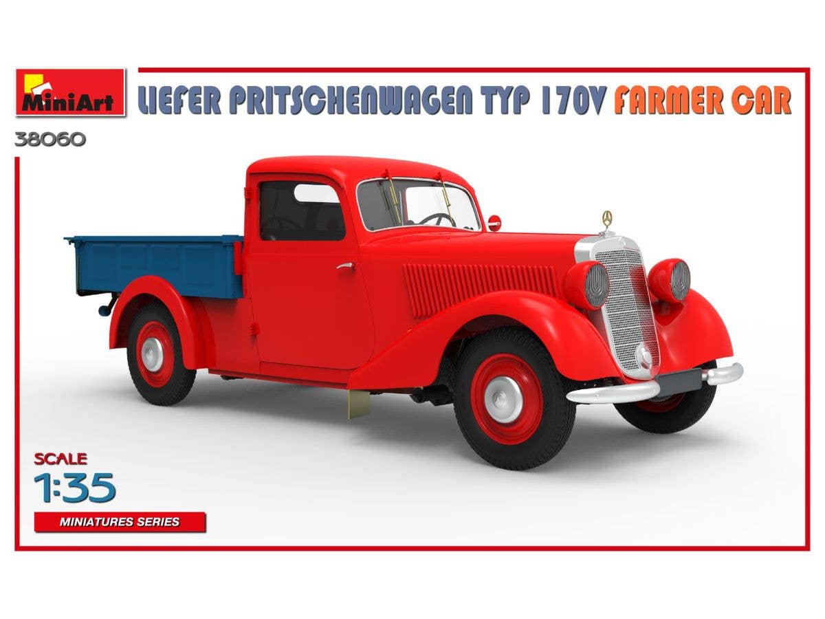 Miniart 1/35 Liefer Pritschenwagen Typ 170V Farmer Car | 5905090346395