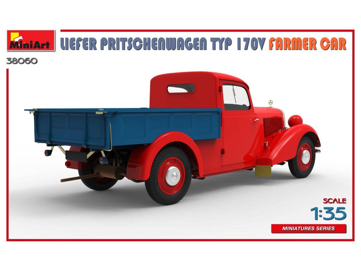 Miniart 1/35 Liefer Pritschenwagen Typ 170V Farmer Car | 5905090346395