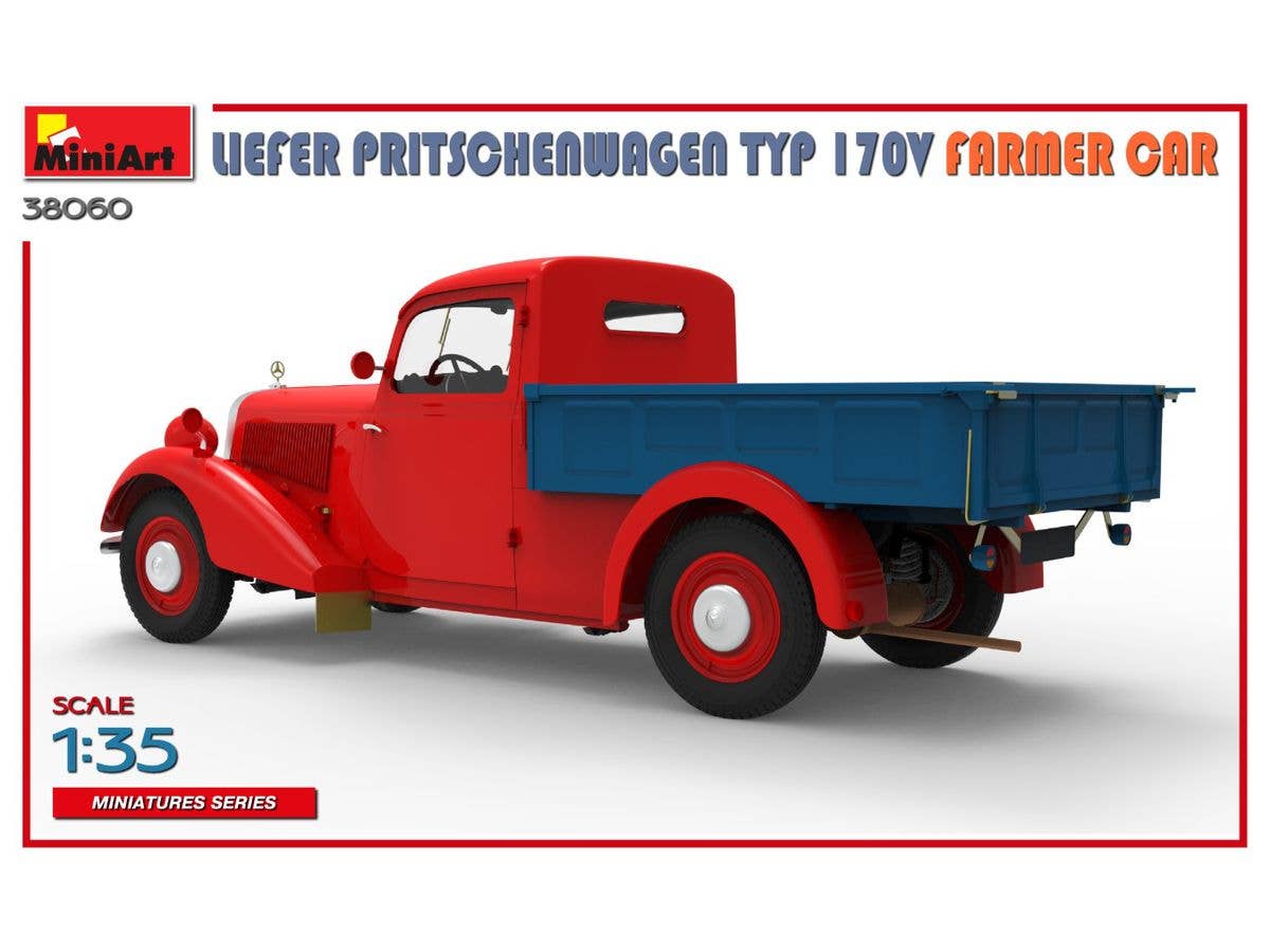 Miniart 1/35 Liefer Pritschenwagen Typ 170V Farmer Car | 5905090346395