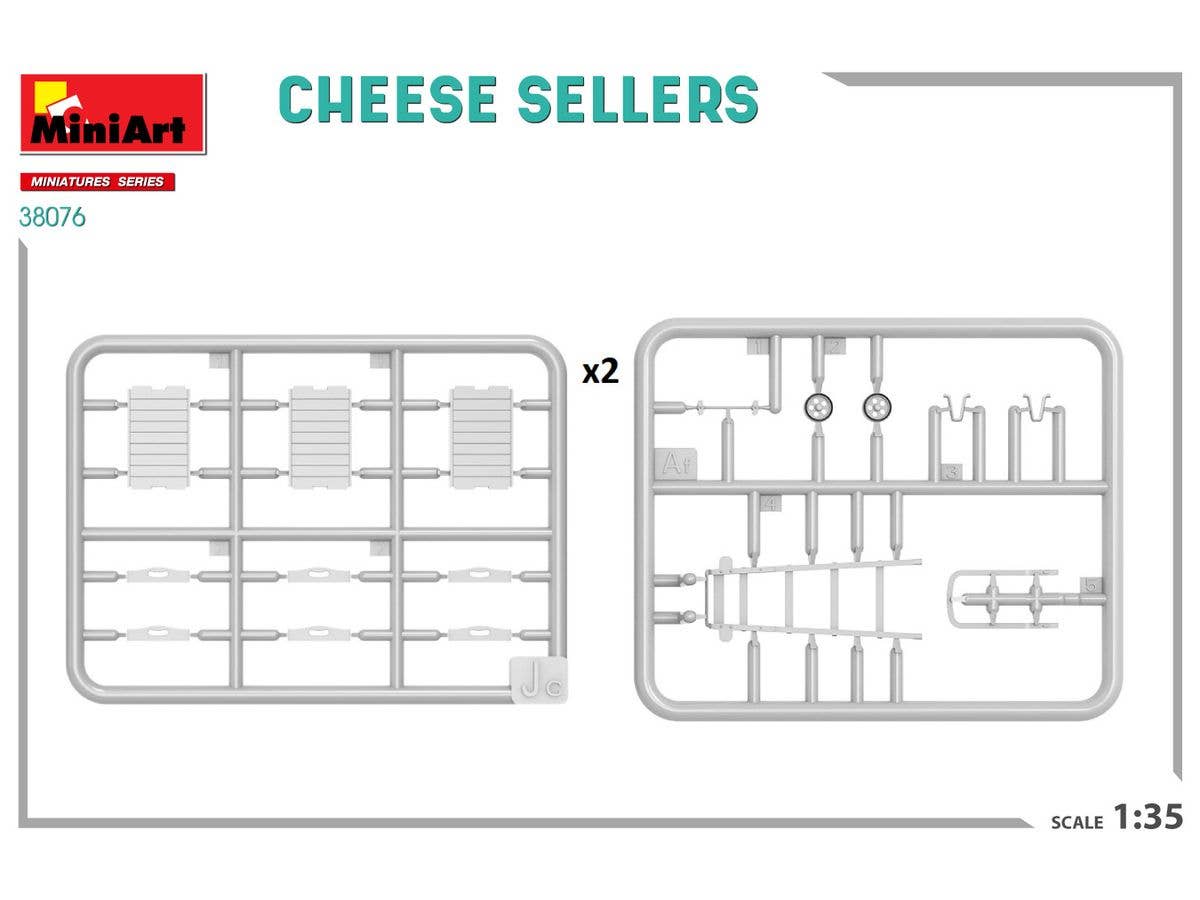 MiniArt 1/35 CHEESE SELLERS | 5905090346852