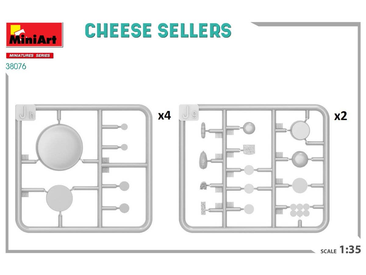 MiniArt 1/35 CHEESE SELLERS | 5905090346852