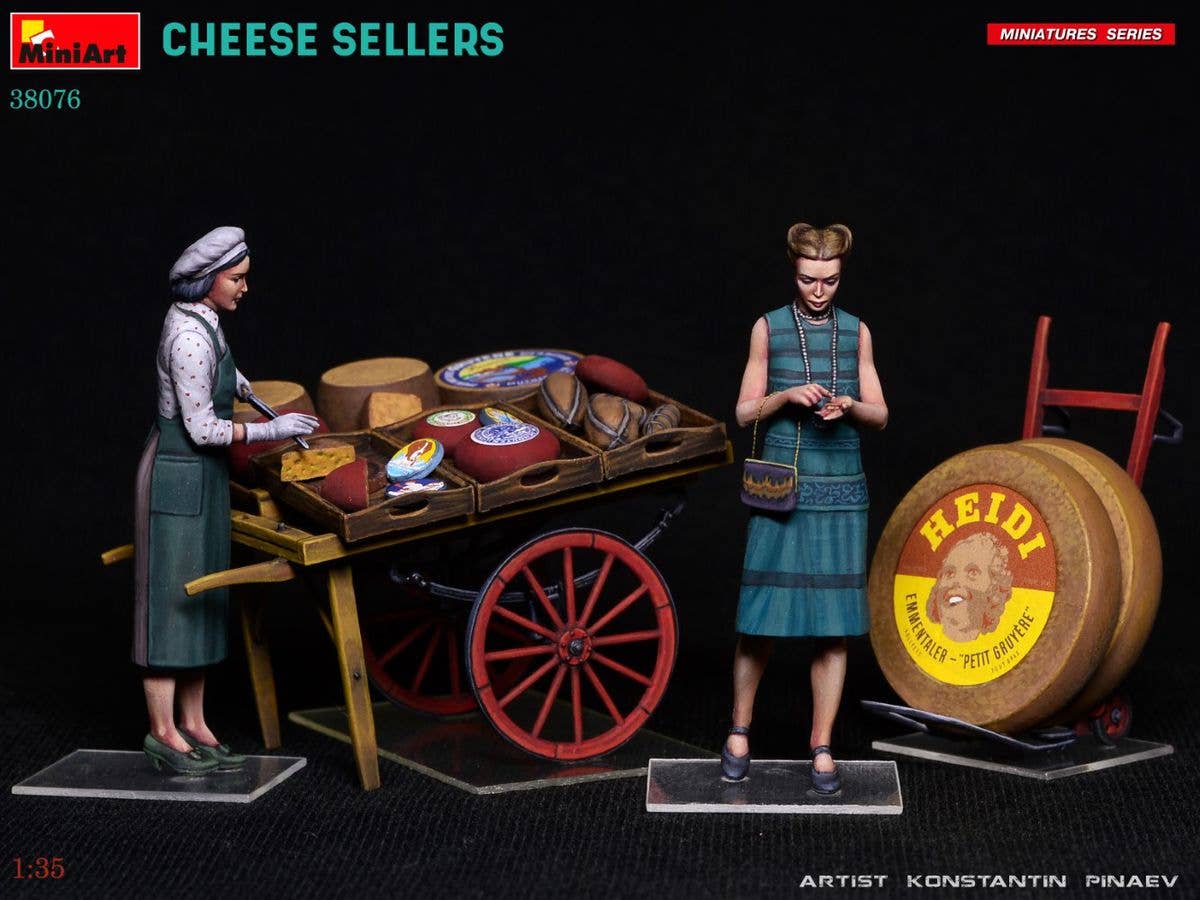 MiniArt 1/35 CHEESE SELLERS | 5905090346852