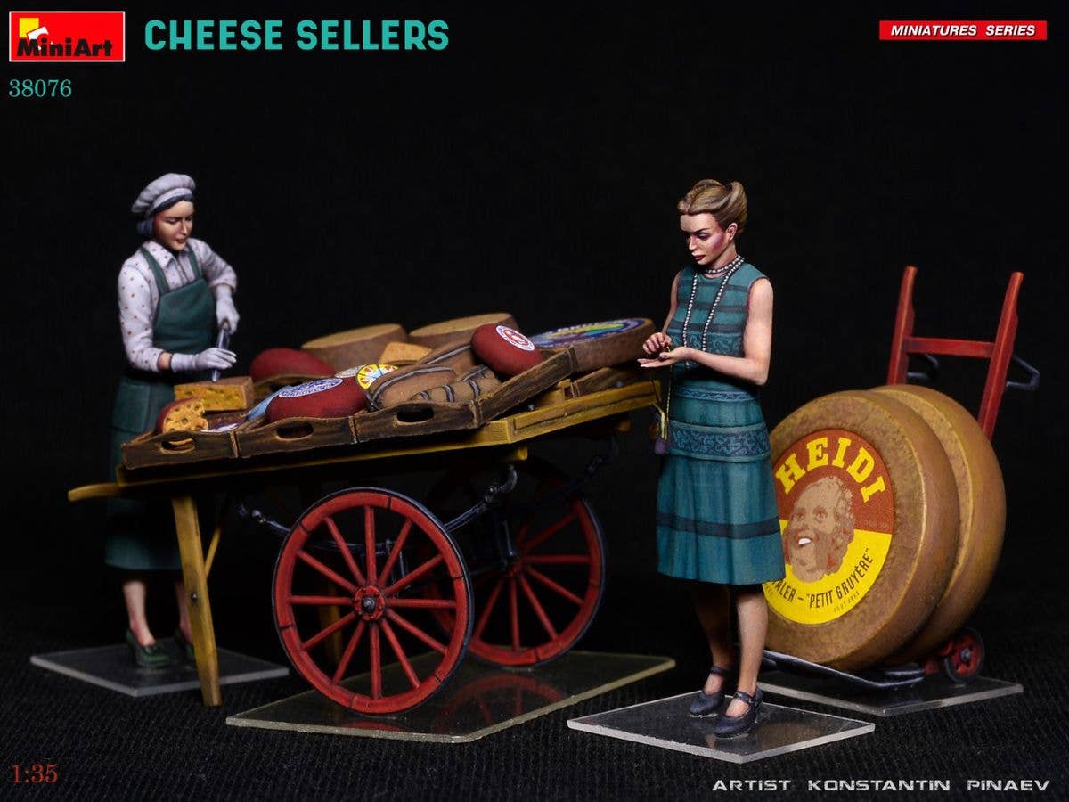 MiniArt 1/35 CHEESE SELLERS | 5905090346852