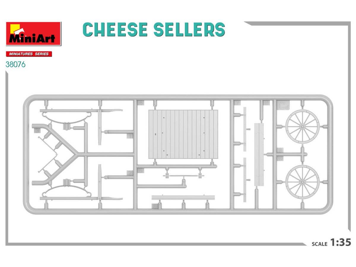 MiniArt 1/35 CHEESE SELLERS | 5905090346852