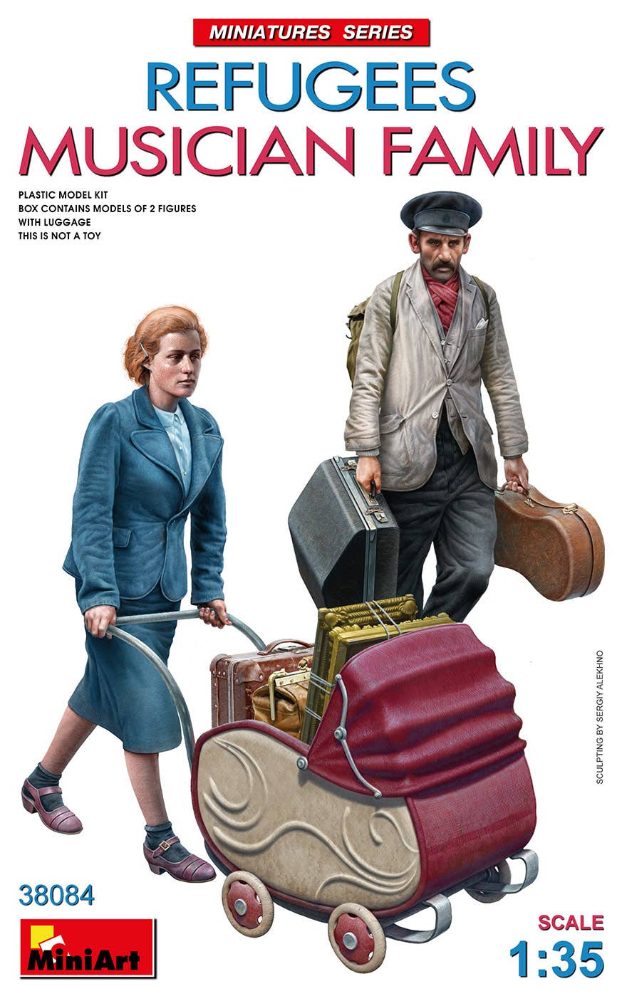 MiniArt 1/35 Refugees. Musician Family | 5905937497396