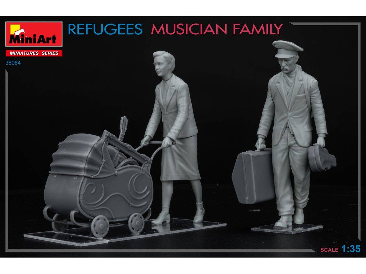 MiniArt 1/35 Refugees. Musician Family | 5905937497396