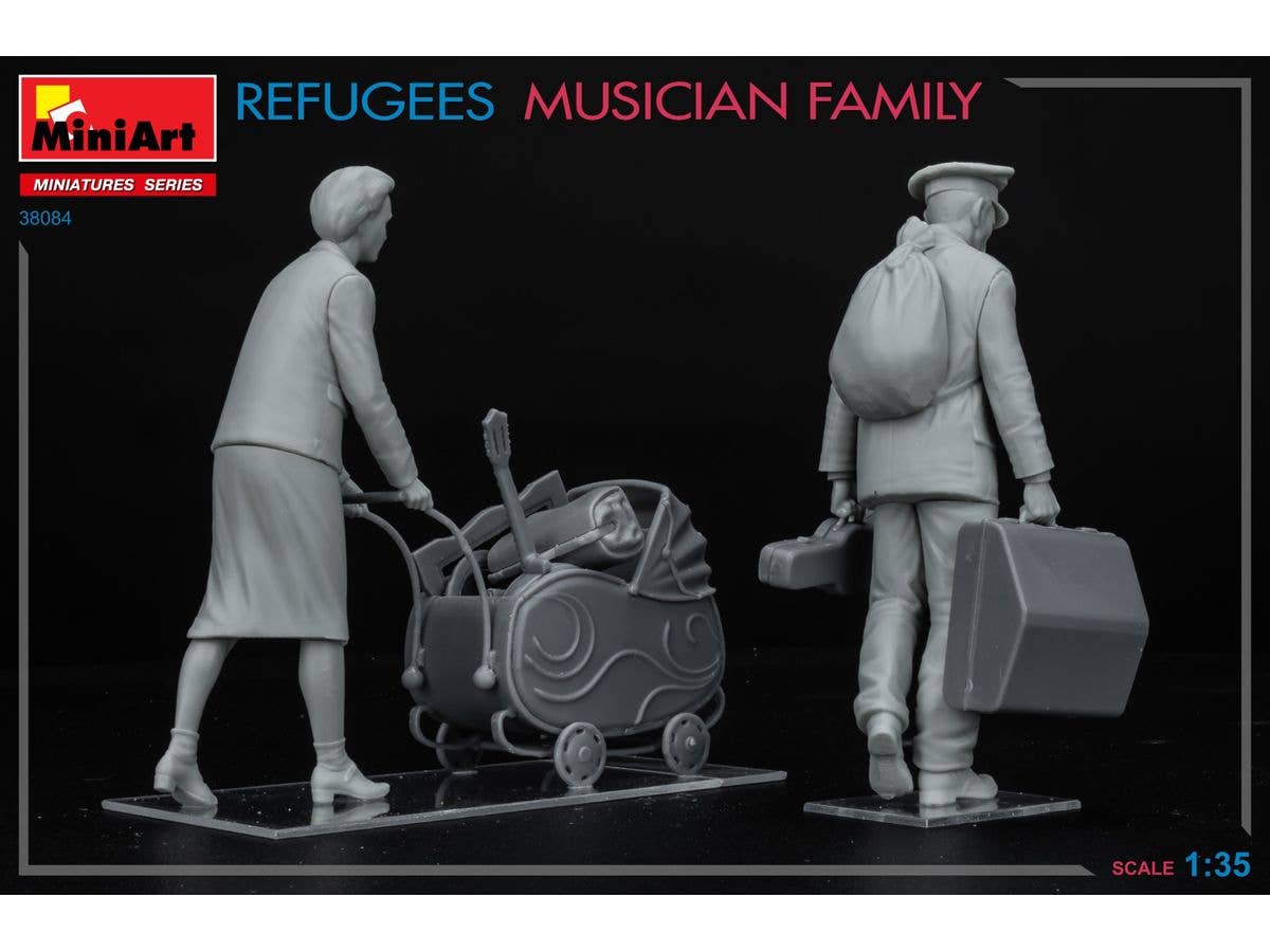MiniArt 1/35 Refugees. Musician Family | 5905937497396