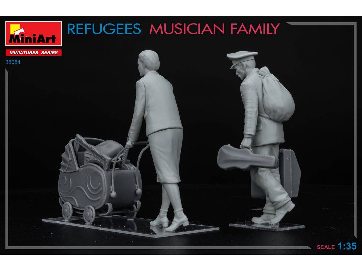 MiniArt 1/35 Refugees. Musician Family | 5905937497396