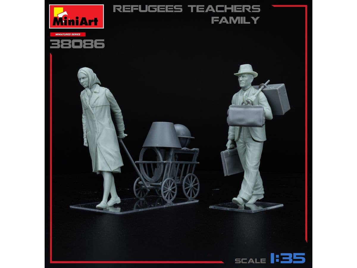MiniArt 1/35 Refugees Teachers Family | 5905937497471